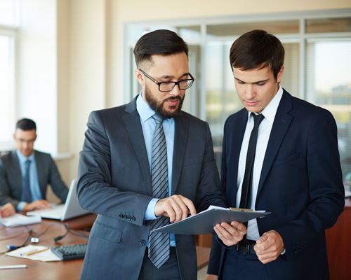 Image of professional success or consultation